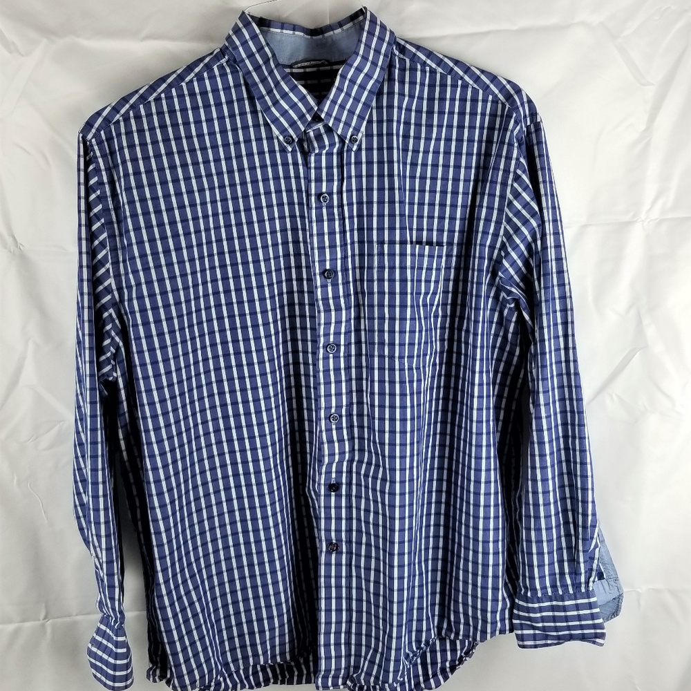 Mens Izod Long Sleeve Shirt XL/TG